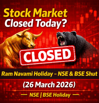 Is the Stock Market Closed Today for Ram Navami?  Check the NSE & BSE Holiday List (March 26, 2026)