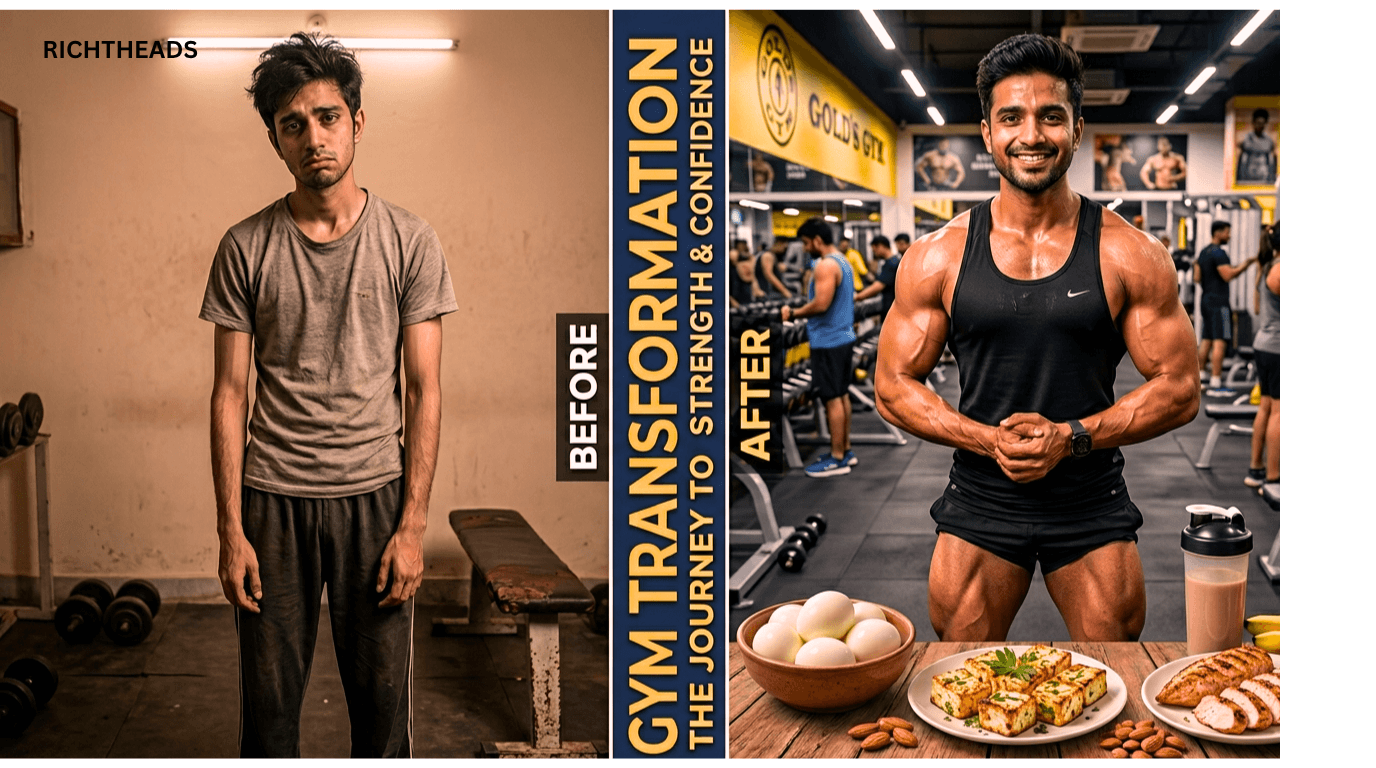 before and after gym effect