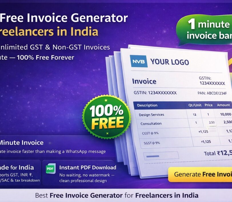 Best Free Invoice Generator for Freelancers in India